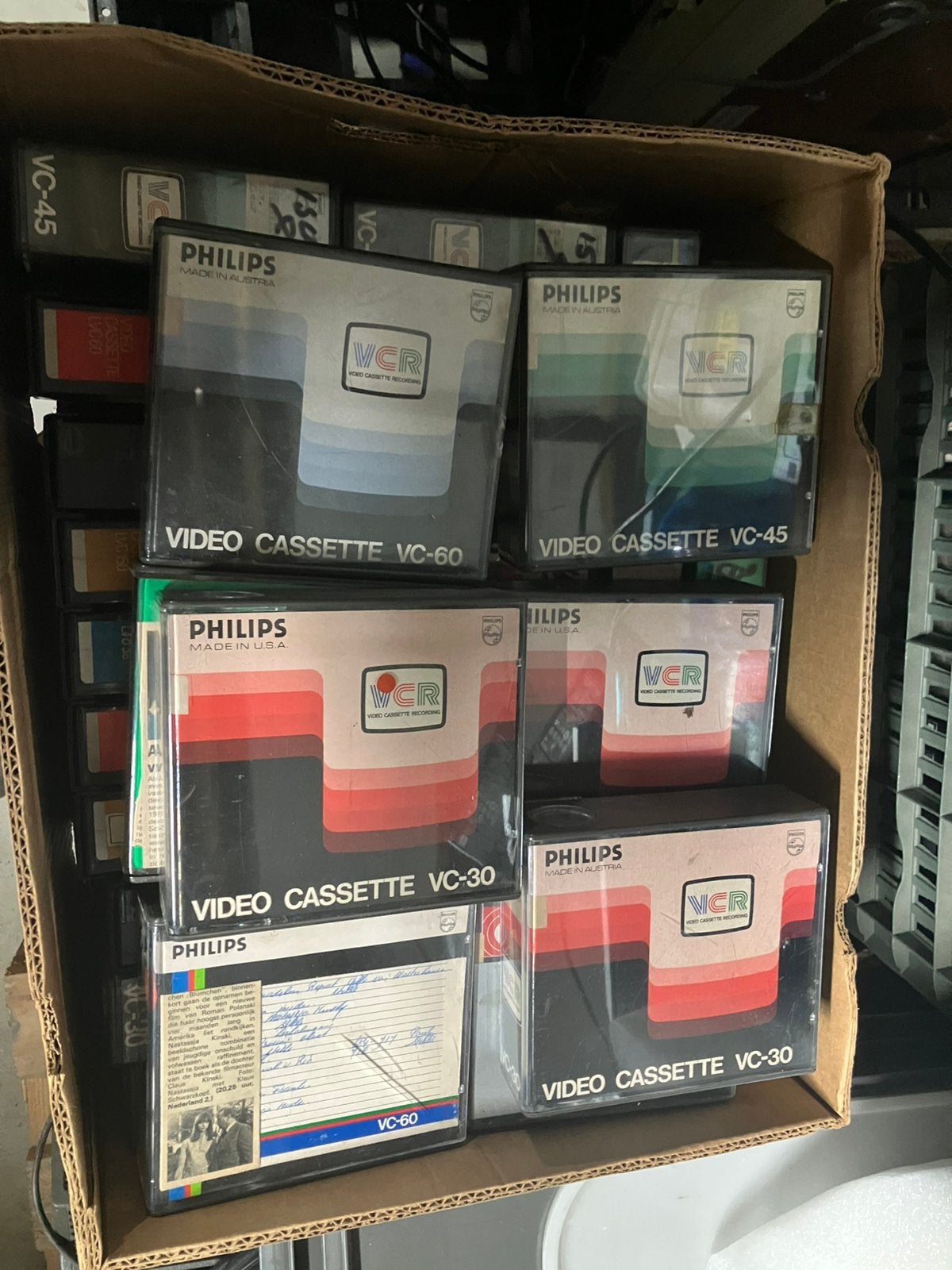 Diverse VCR tapes, Audio, Tv en Foto, Gebruikt, Overige typen, Ophalen of Verzenden, Ehv