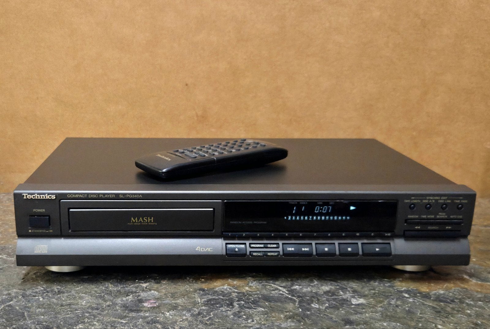 Technics SL-PG340A CD speler met 6 maanden garantie, Overige merken, ., Ophalen of Verzenden, Technics