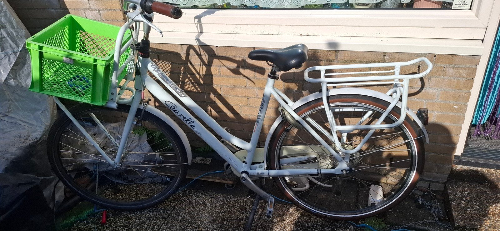 Gazelle damesfiets, 7 versnellingen, omgebouwd, Fietsen en Brommers, Fietsen | Dames | Damesfietsen, Ophalen of Verzenden, Gebruikt