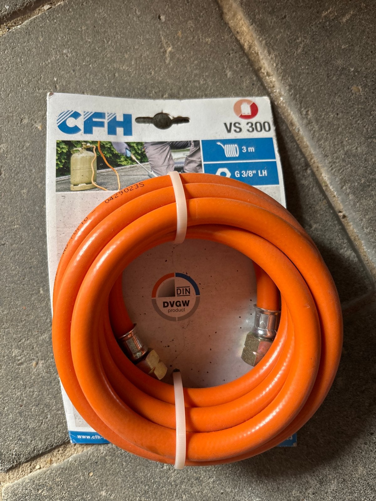 CFH Gaskabel G 3/8" LH, DVGW-gekeurd, 3 meter, Ophalen of Verzenden, Nieuw, Overige merken, Overige typen