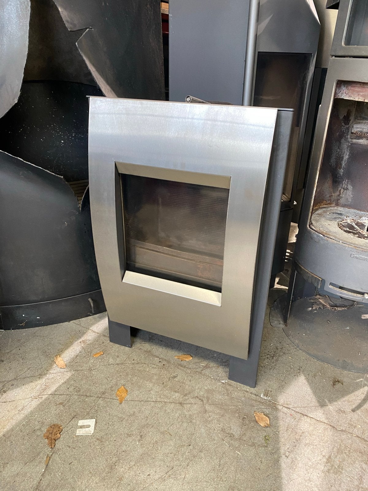 Nestor Martin D33 RVS Houtkachel - 2-12 kW, 77% rendement, Gebruikt, Houtkachel, Ophalen of Verzenden, Vrijstaand
