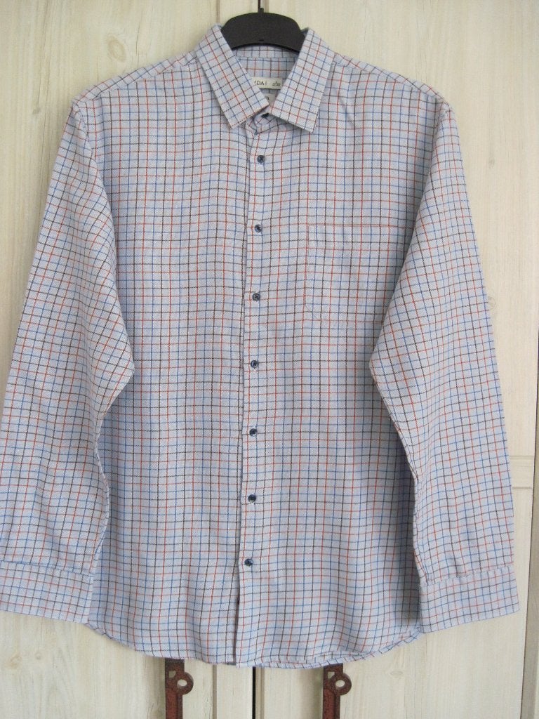 Overhemd Mt L 41/ 42, Blauw, Ophalen of Verzenden, Halswijdte 41/42 (L), Canda