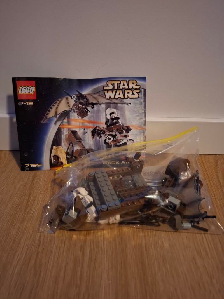 Lego Star Wars 7139 Ewok Attack (geen doos), Star Wars, Lego, Ophalen of Verzenden, Complete set