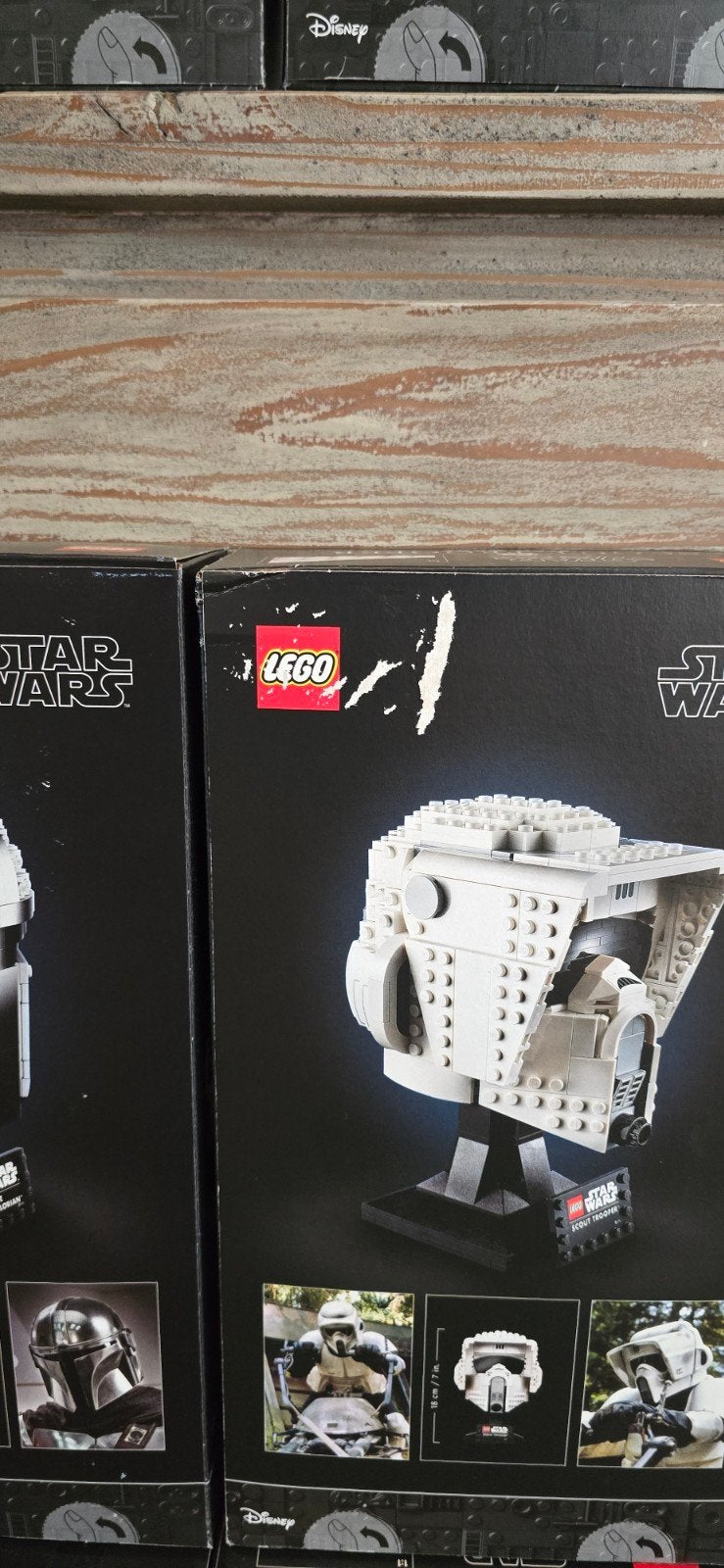Foto 10 van Bijna complete Star Wars Lego Helmet Collectie (14 stuks).