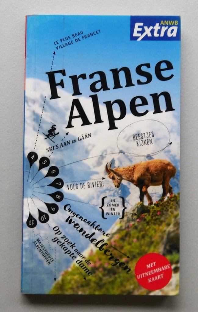 ANWB reisgids Franse Alpen, Boeken, Europa, Ophalen of Verzenden, Zo goed als nieuw, Reisgids of -boek