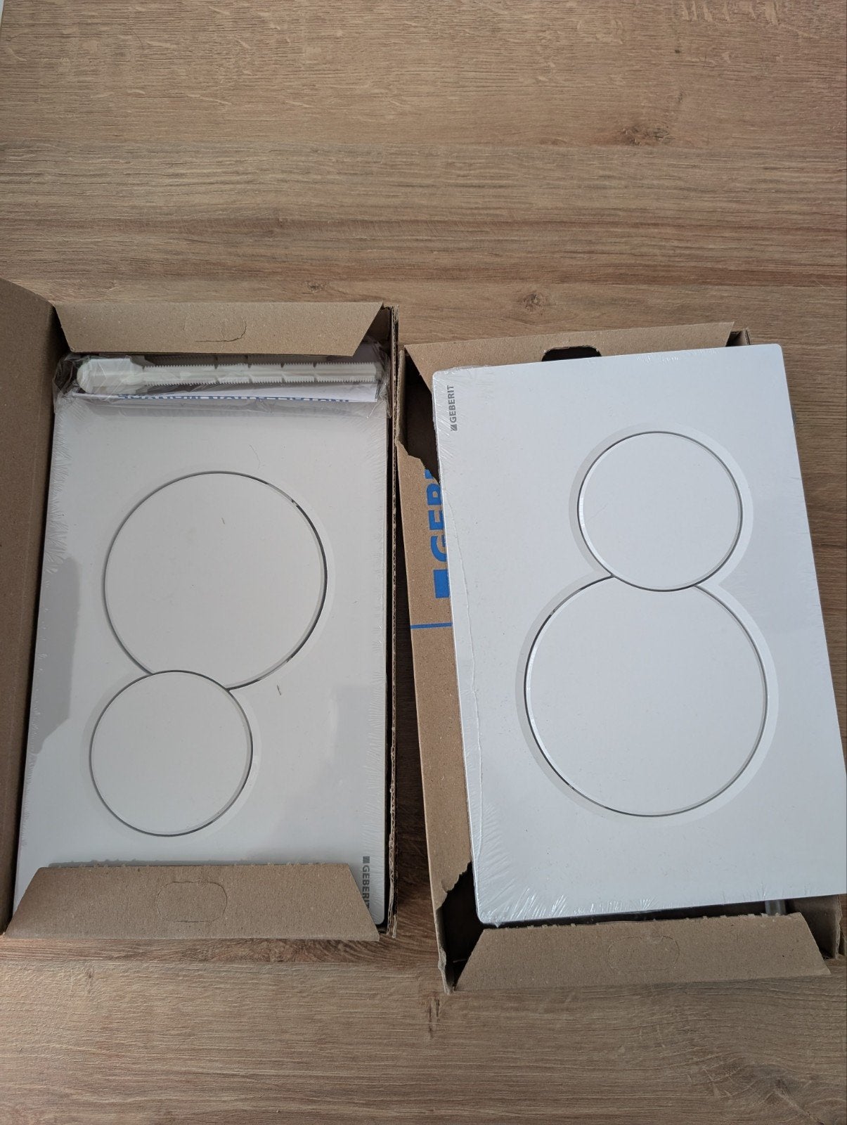 2x Geberit Sigma Witte Inbouwtoilettenspoeling Nieuw, Ophalen of Verzenden