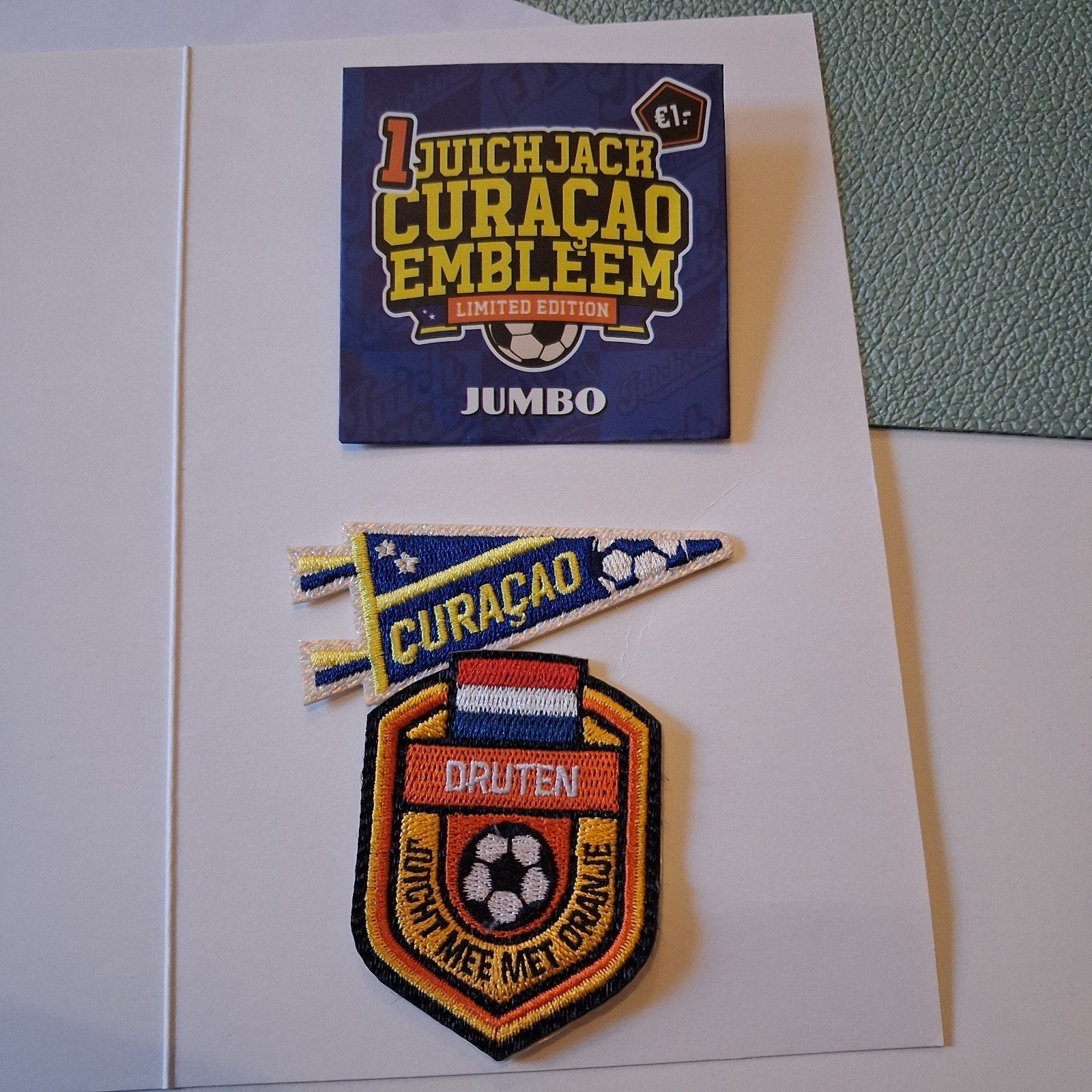 Jumbo Juichjack Oranje met 2 Emblemen, Kinderen en Baby's, Kinderkleding | Overige, Ophalen of Verzenden, Nieuw, Jumbo, Jongen of Meisje