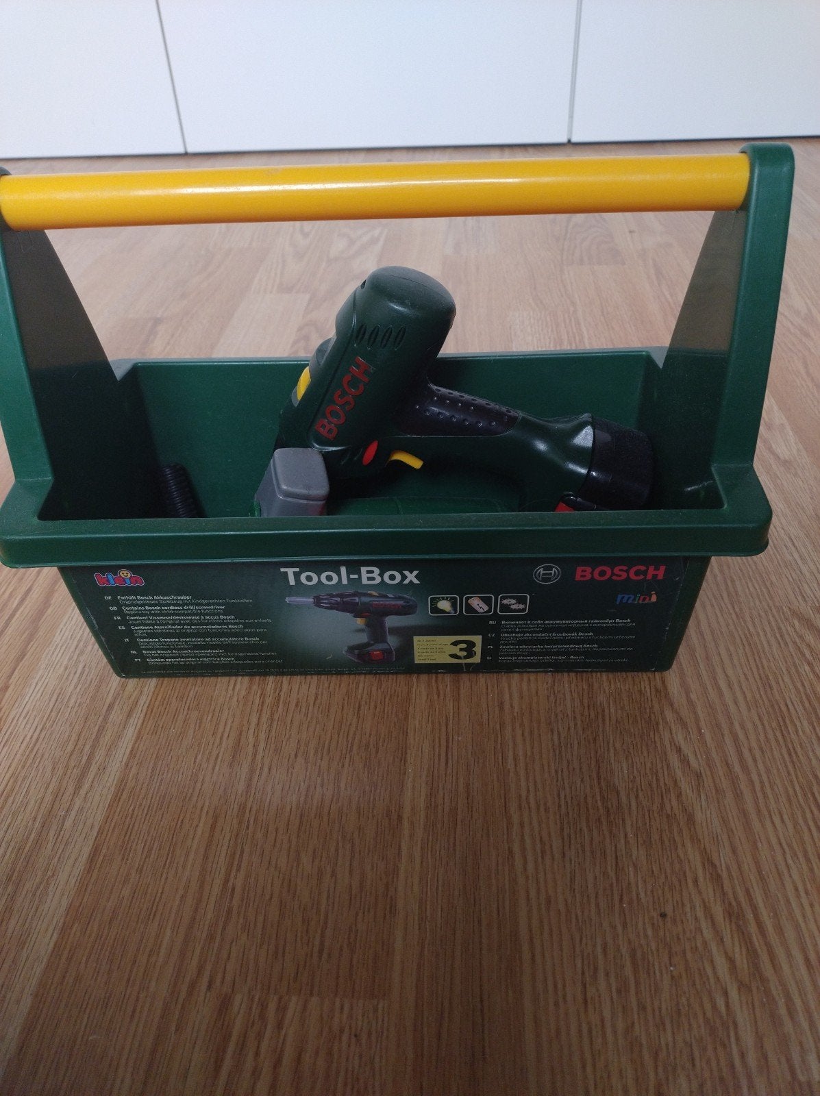 Bosch Speelgoed Gereedschapskist met Boormachine, Ophalen of Verzenden, Zo goed als nieuw, Jongen of Meisje