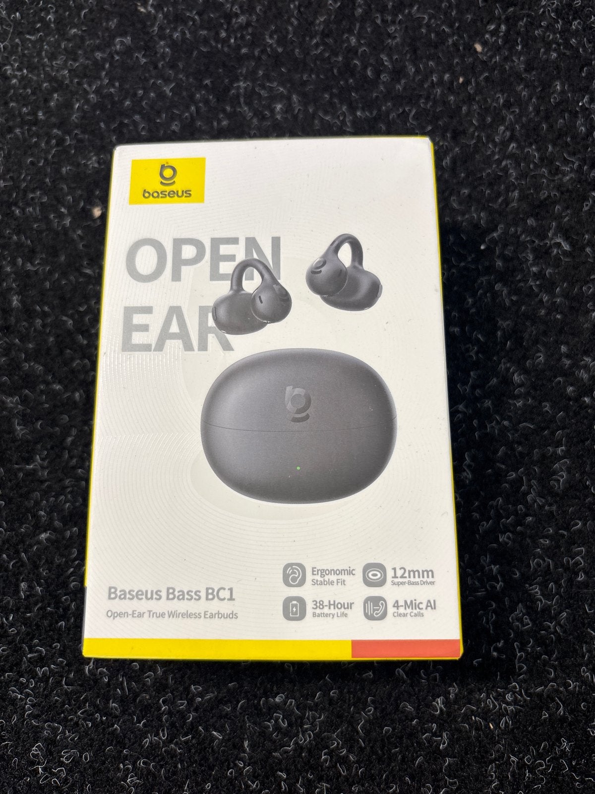 Baseus Bass BC1 Open-Ear True Wireless Earbuds Zwart, Overige merken, Bluetooth, Nieuw, Ophalen of Verzenden