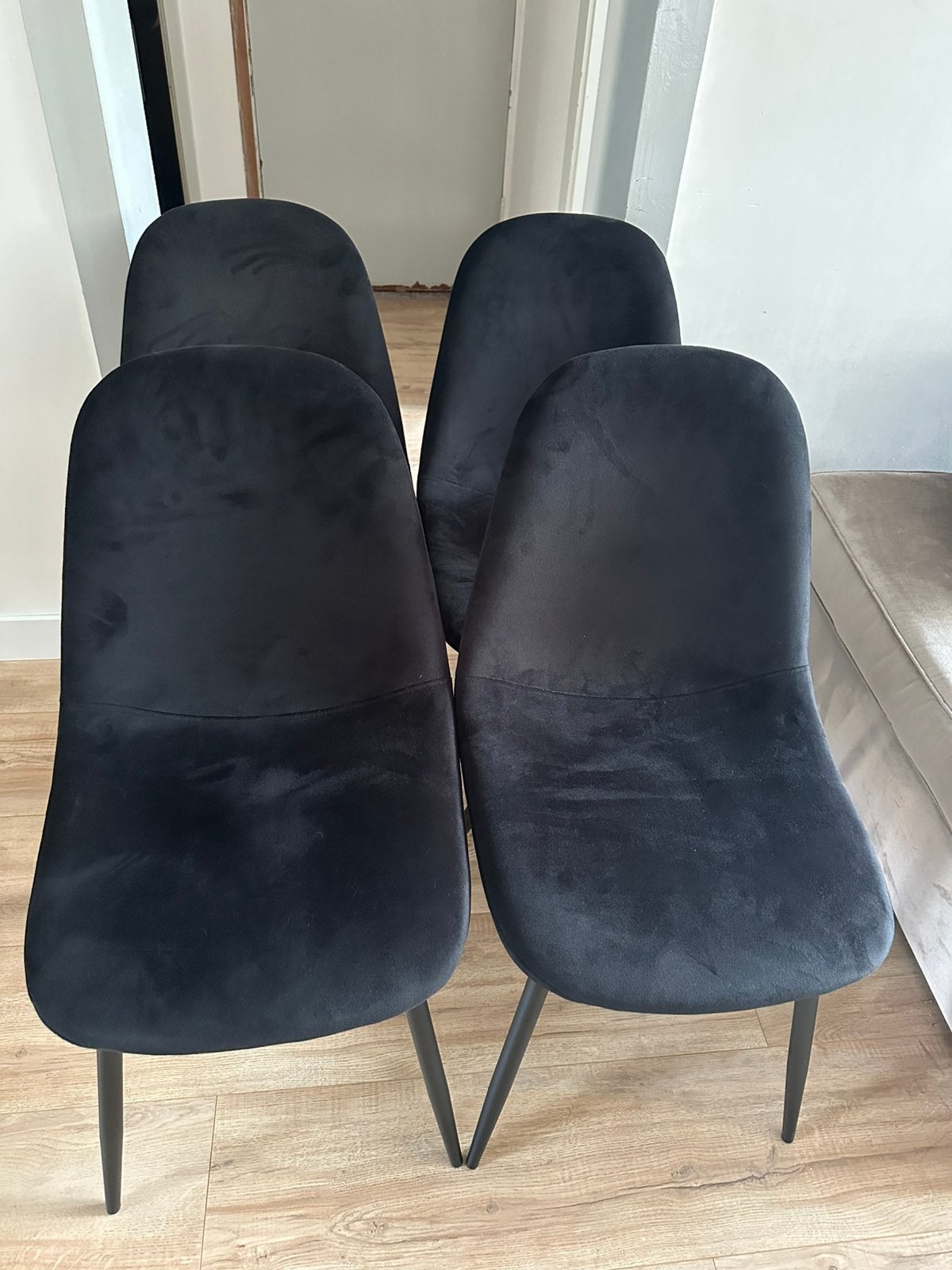 Kwantum Eetkamer Stoelen, Huis en Inrichting, Ophalen, Zo goed als nieuw, Vier
