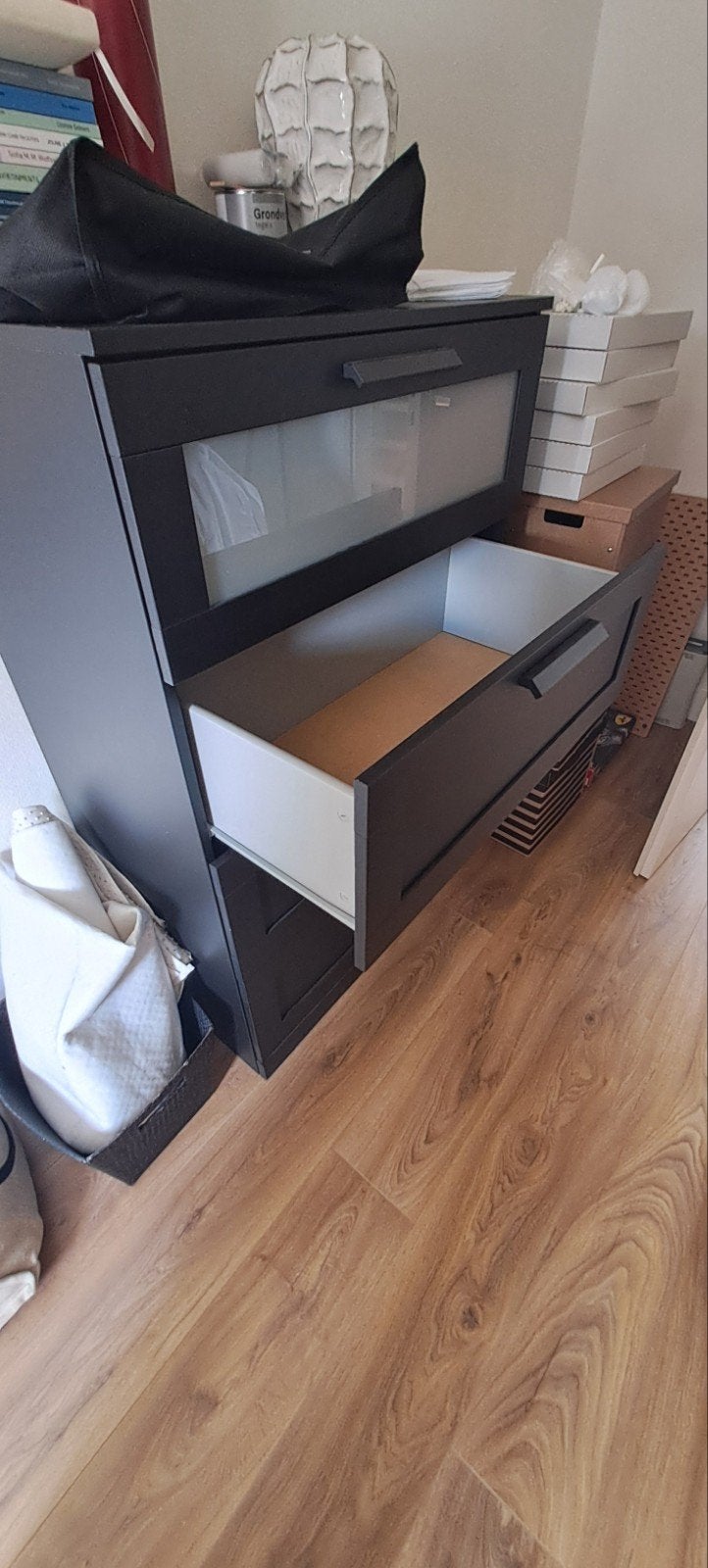 Ladekast Ikea Brimnes, Ophalen, 100 tot 150 cm, 50 tot 100 cm, Zo goed als nieuw