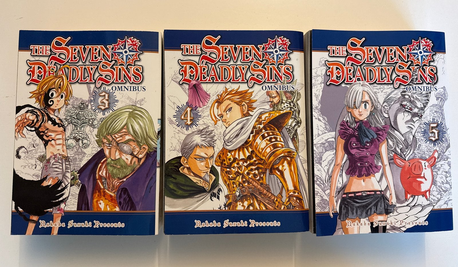 The Seven Deadly Sins Omnibus 3, 4, 5 -  nieuw staat, Boeken, Meerdere stripboeken, Ophalen of Verzenden, Zo goed als nieuw