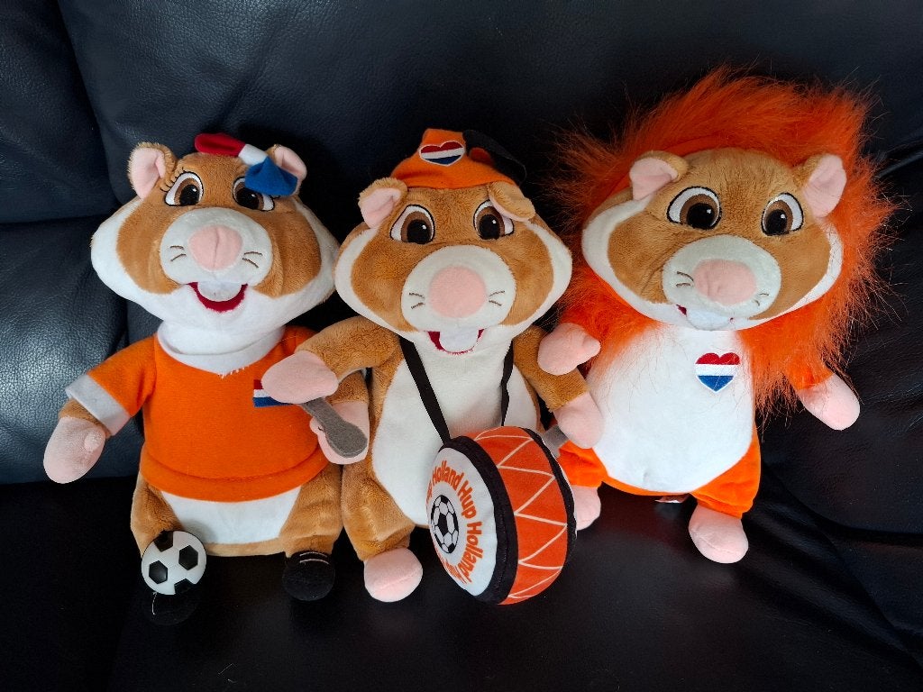 Oranje Hamsters Albert Heijn knuffels, Ophalen of Verzenden, Zo goed als nieuw, Overige typen