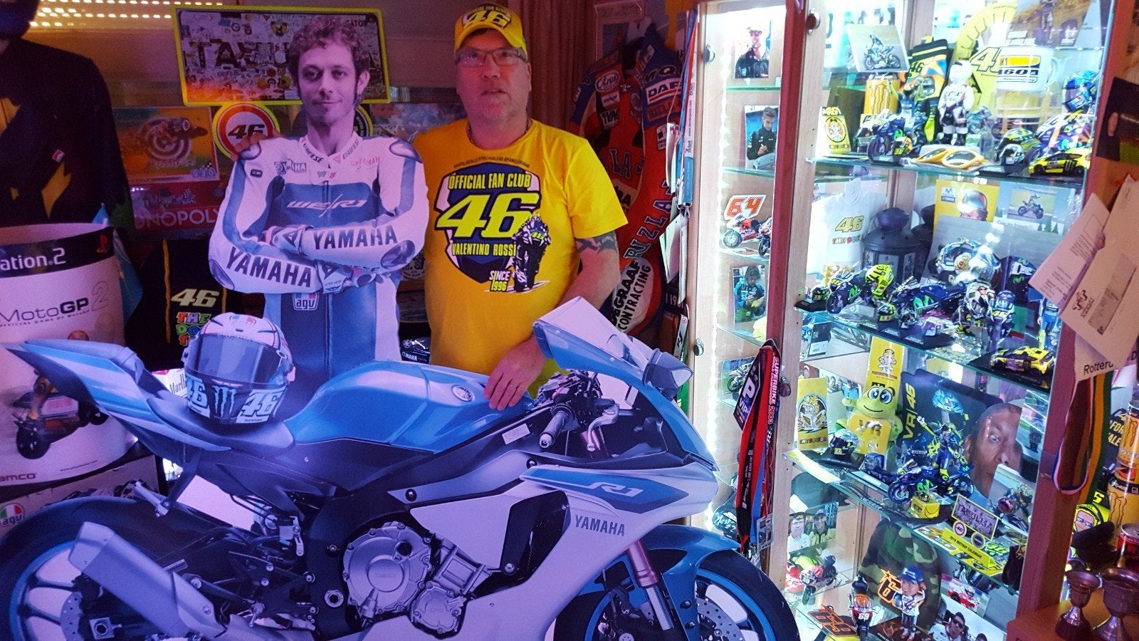 Levensgrote Valentino Rossi reclame plaat, Verzamelen, Ophalen