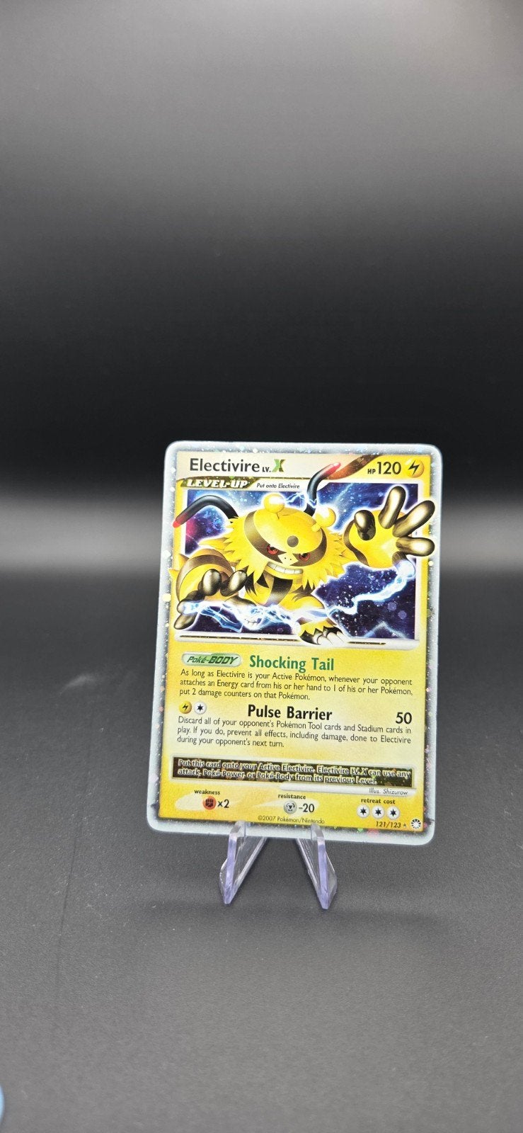 Electivire Lv.X 121/123 EXC, Ophalen of Verzenden, Zo goed als nieuw