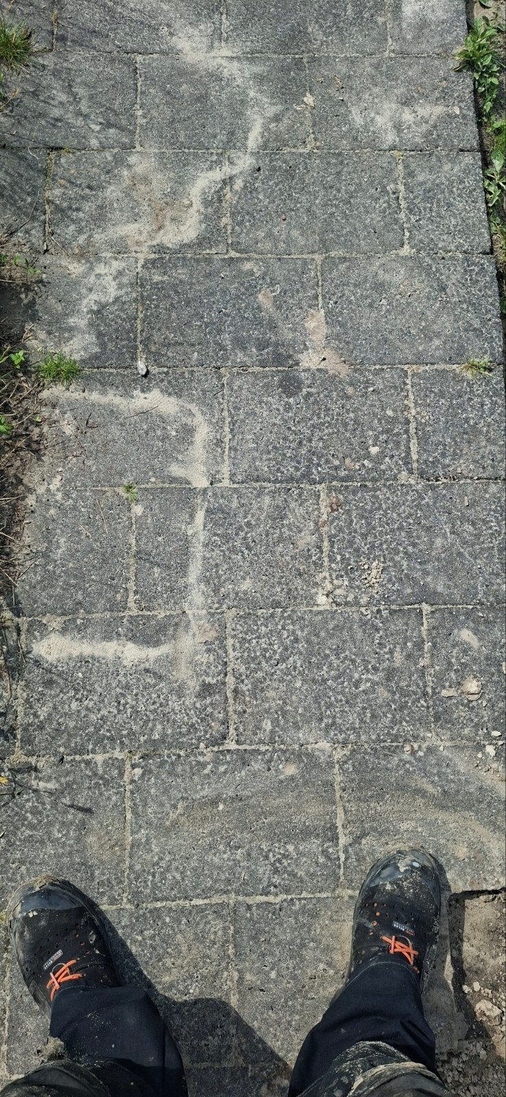 Grijze betontegels 30x20 cm - minimaal 4m2, Tuin en Terras, Ophalen