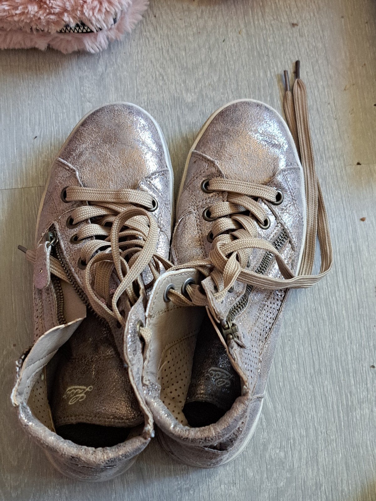 Stijlvolle sneakers met rits en veters, Kleding | Dames, Schoenen, Gedragen, Sneakers of Gympen, Roze, Ophalen of Verzenden