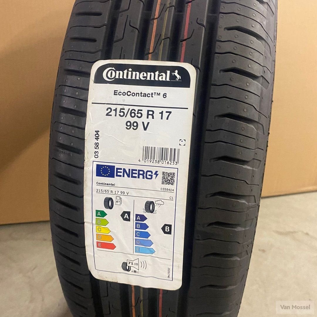 Continental Eco Contact 6 215/65/R17 99V, -, -, 17 inch, Ophalen of Verzenden