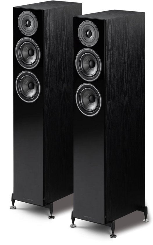 Wharfedale Diamond 12.4 Zwart – In Nieuwstaat, Overige merken, Verzenden, Zo goed als nieuw, 120 watt of meer