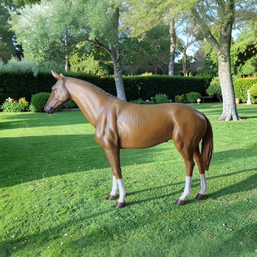Paard beeld Ezel Varken Kalf Geit Schaap Lammetje Koe Beeld, Tuin en Terras, Tuinbeelden, Ophalen, Nieuw, Kunststof, Dierenbeeld