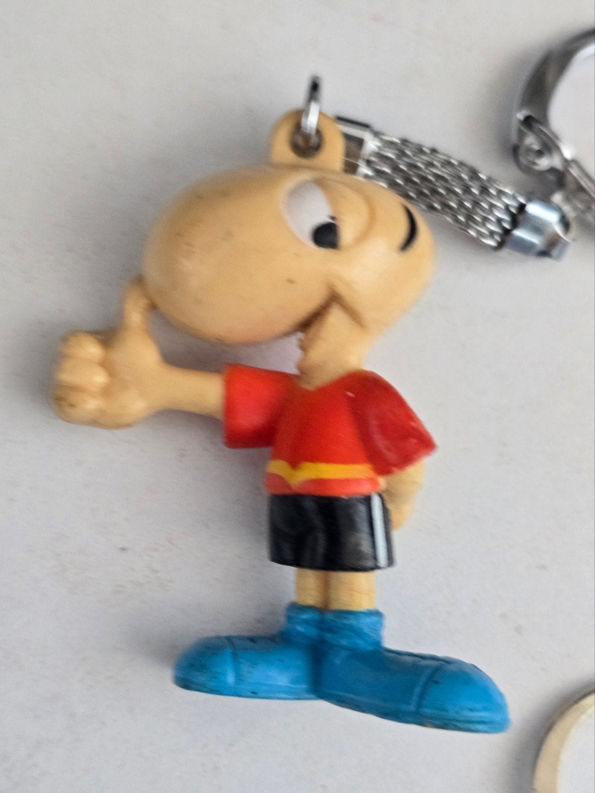 Leuke sleutelhanger met stripfiguur - Gebruikt, Ophalen of Verzenden, Gebruikt, Knuffel of Figuurtje