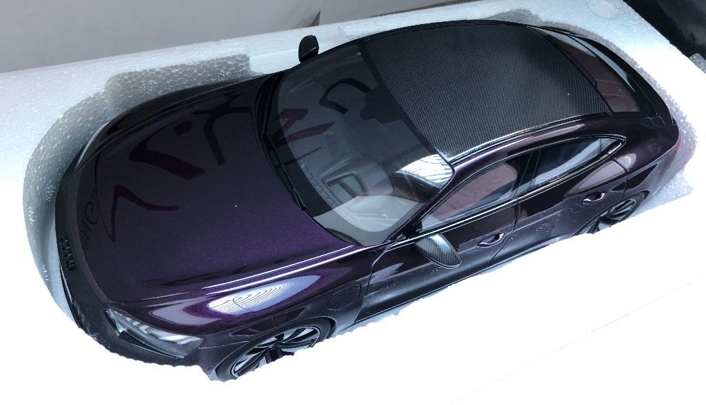 GT Spirit 1:18 Audi RS e-tron GT 2021 violet metallic nieuw, Ophalen of Verzenden, Nieuw, Auto, Overige merken