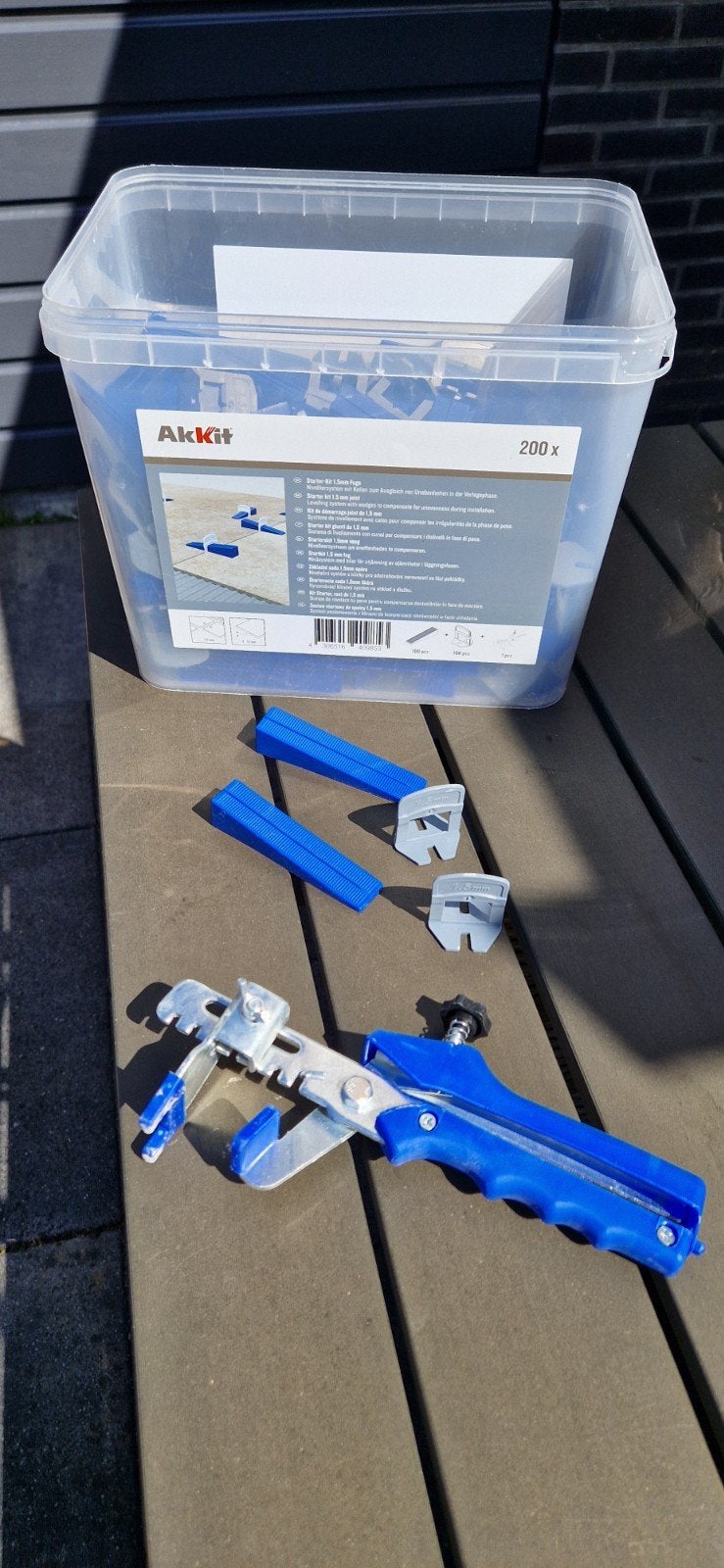 AkKit Tegel Levelling Systeem - Starter Kit, Doe-het-zelf en Verbouw, Tegels, Ophalen of Verzenden, Zo goed als nieuw, Overige materialen
