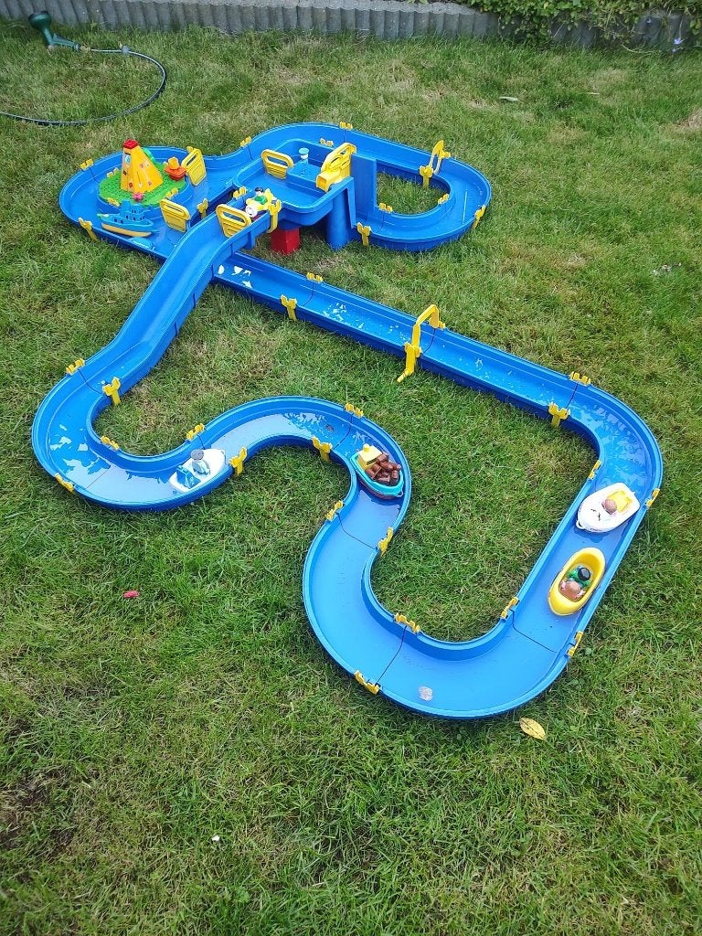 Waterbaan Waterplay grote set + extra's, Kinderen en Baby's, Speelgoed | Buiten | Los speelgoed, Ophalen, Gebruikt