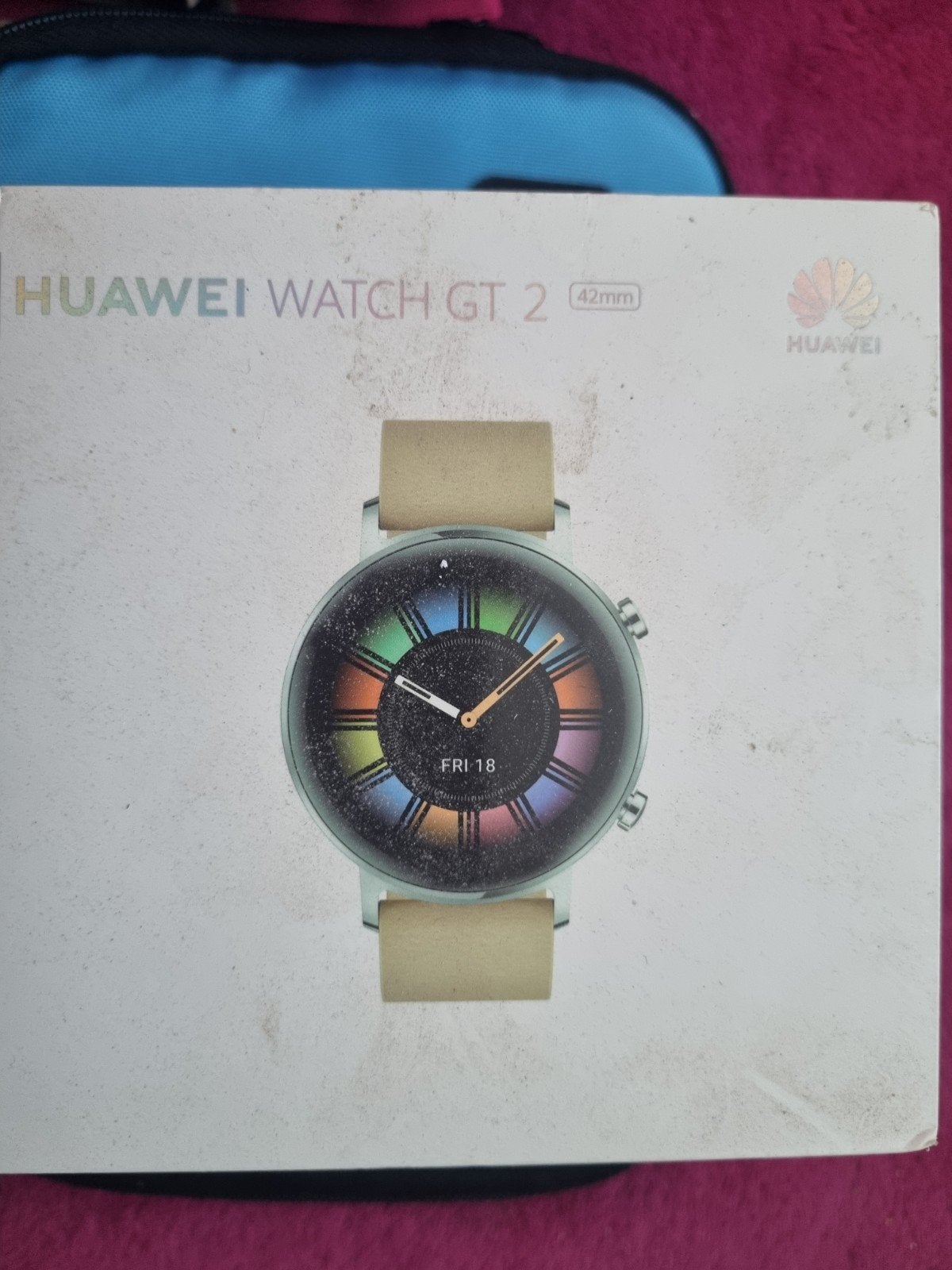 Huawei Watch GT 2 (42mm) - met extra bandjes, Ophalen, Hartslag, Zo goed als nieuw, Waterdicht