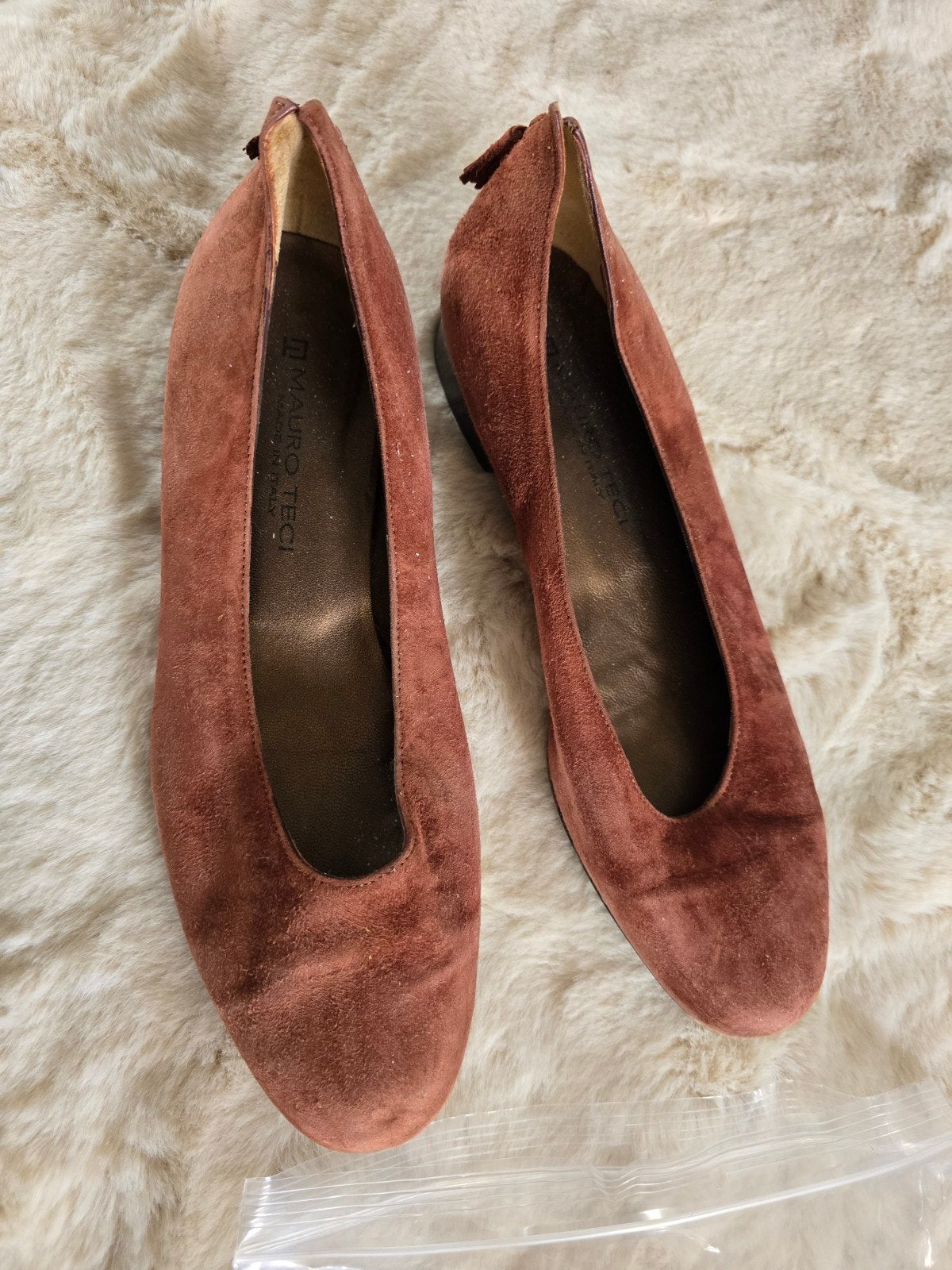 Mauro Teci suède ballerina's - nette staat, Kleding | Dames, Mauro Teci, Bruin, Verzenden, Ballerina's