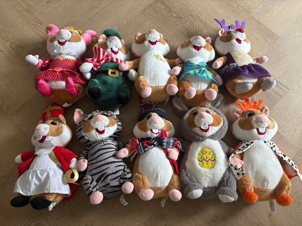 Pakket van 10 AH hamsterknuffels, Hamster, Nieuw, Ophalen of Verzenden, Albert Heijn
