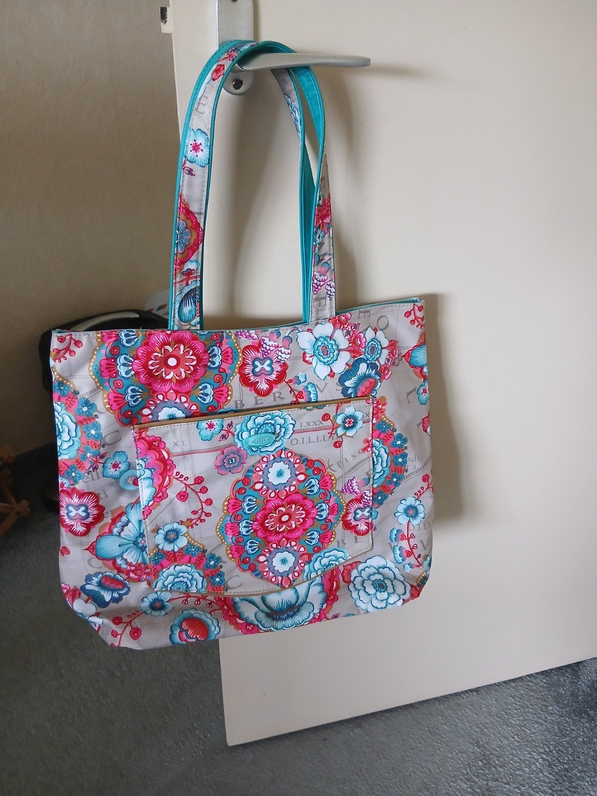 Oilily Schoudertas Biscuit Reversible, Ophalen of Verzenden, Nieuw, Beige, Shopper
