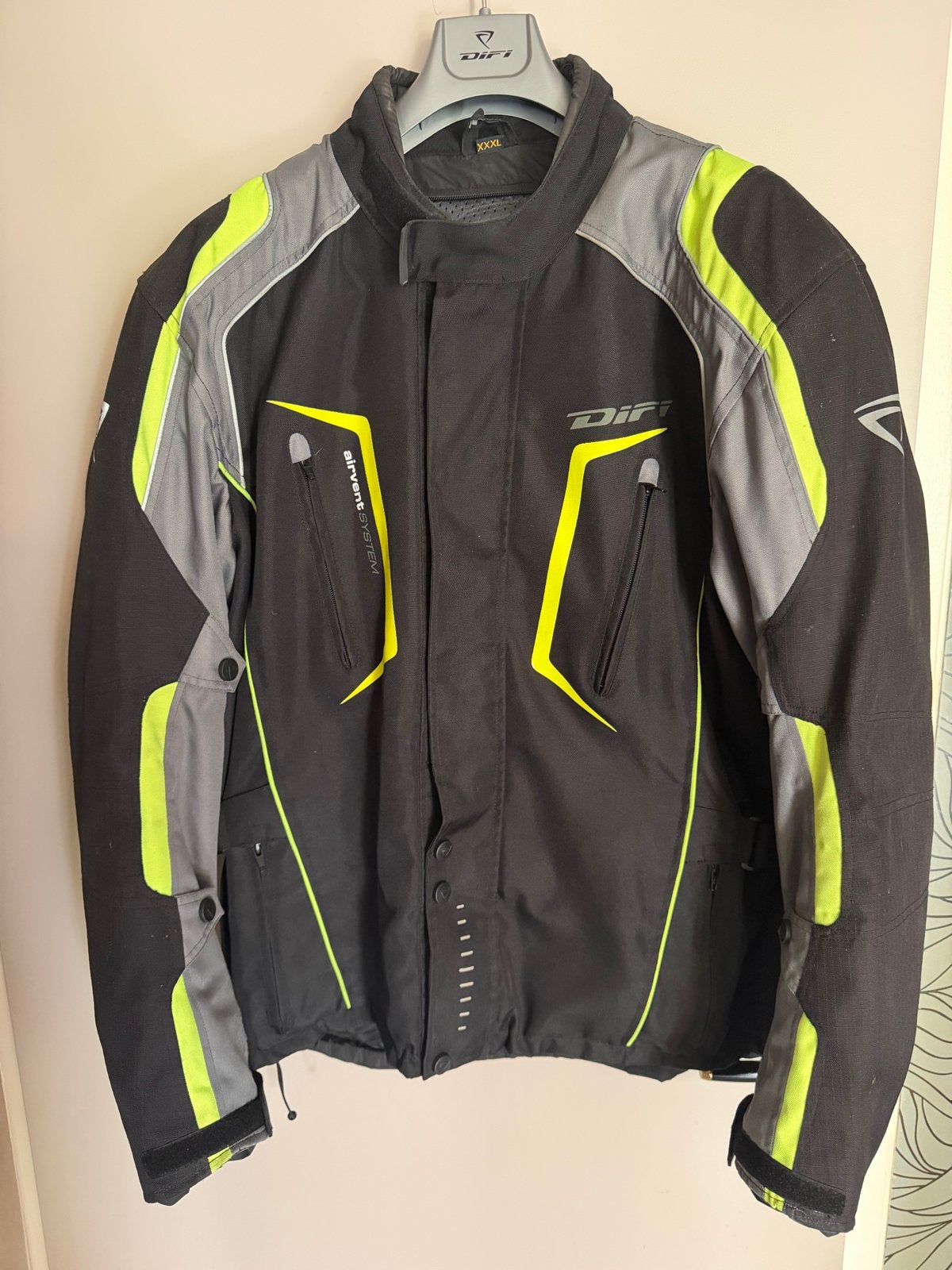 Difi textiel motorjas XXXL met Airvent System, Motoren, Ophalen of Verzenden, Tweedehands, Heren, Jas | textiel