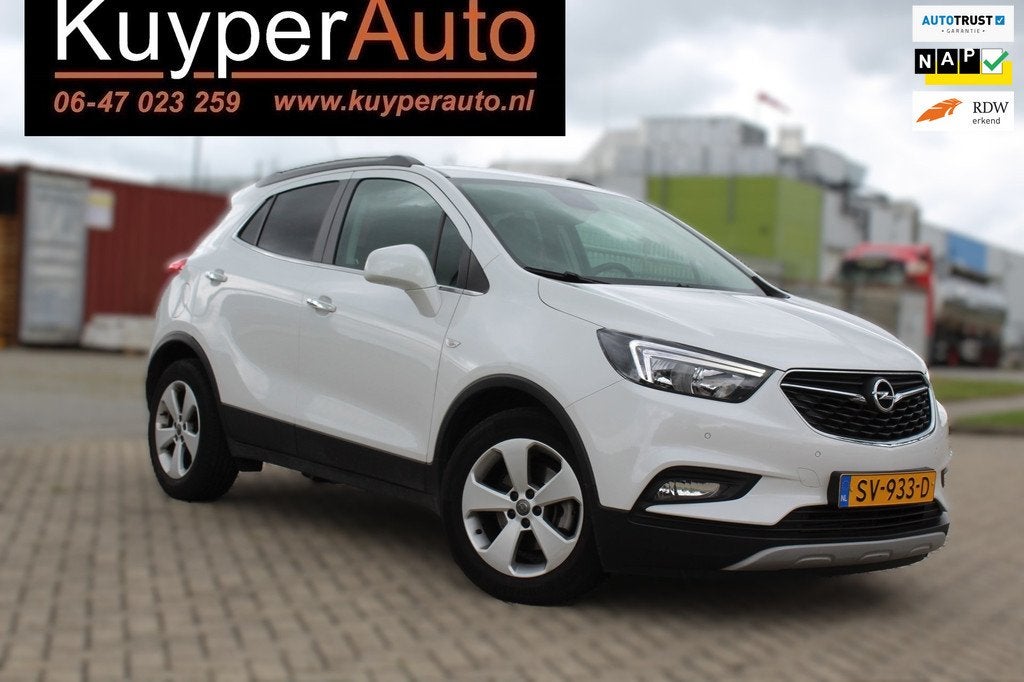 Opel Mokka X 1.4 Turbo Innovation NAP BOMVOL OPTIES DEALER O, Voorwielaandrijving, Gebruikt, Euro 6, Wit