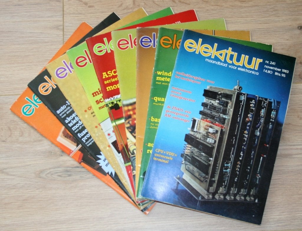 Elektuur 1983 (8 stuks), Boeken, Tijdschriften en Kranten, Ophalen of Verzenden, Gelezen, Overige typen