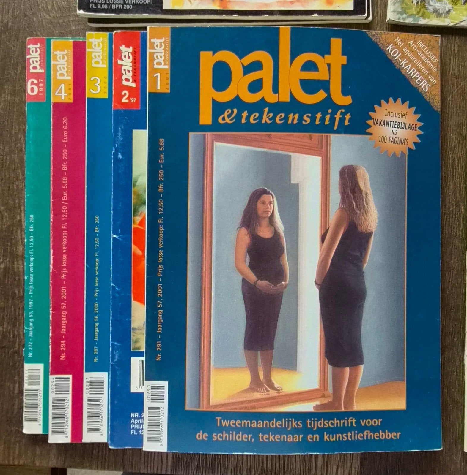 Zeer oude tijdschriften Palet & Tekenstift - 11 delen, Ophalen of Verzenden