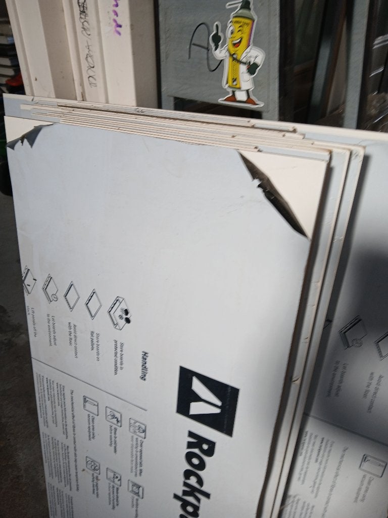 Rockpanel wit 8 mm nieuw (nr21), Ophalen, Nieuw
