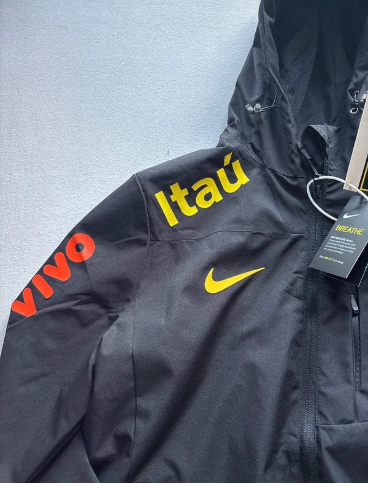 Nike Brasil Gore-Tex Windbreaker - Zwart - Maat XL, Verzenden, Nieuw, Maat 56/58 (XL), Zwart