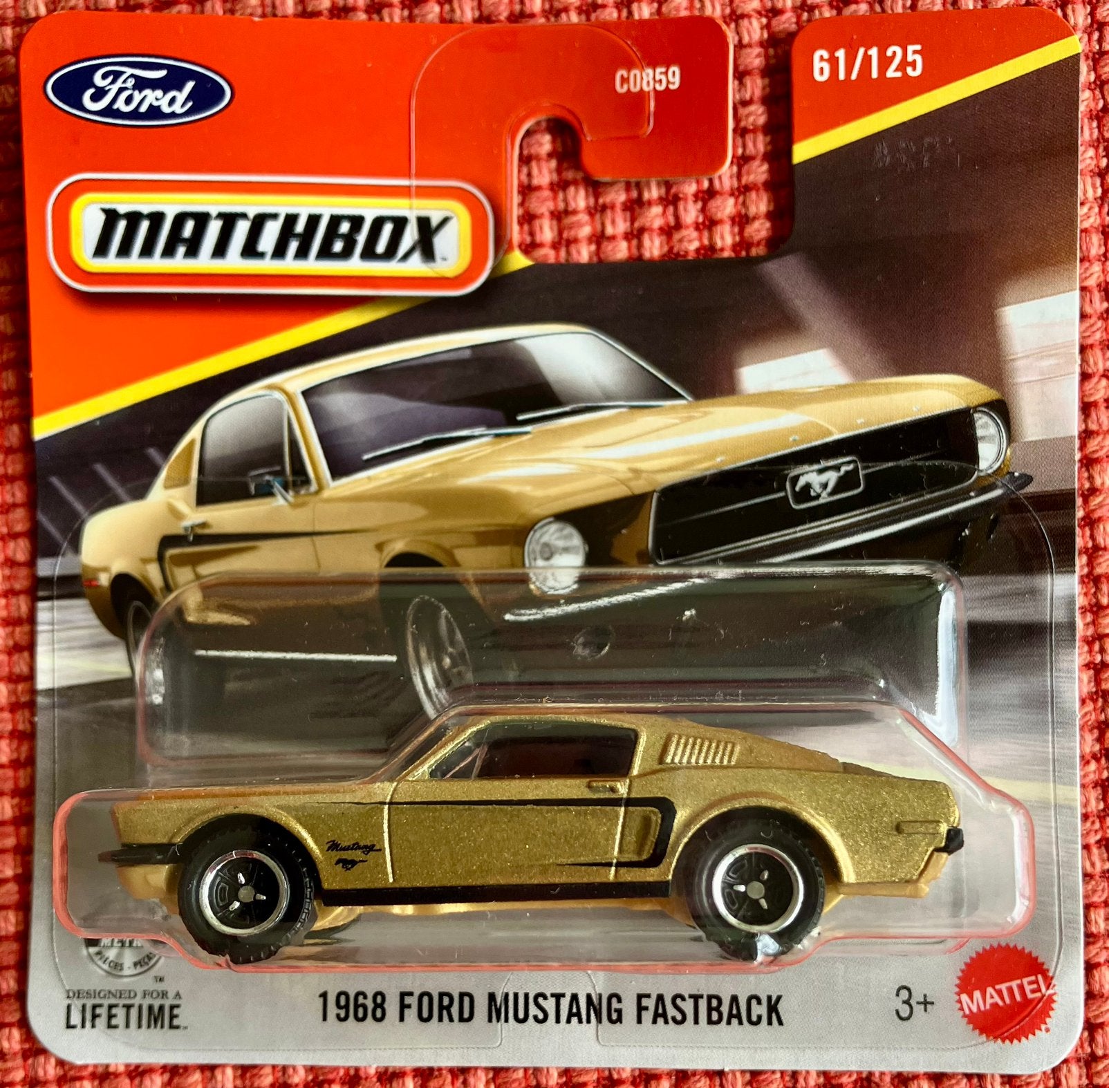 Matchbox 1968 Ford Mustang Fastback, Ophalen of Verzenden, Nieuw, Auto