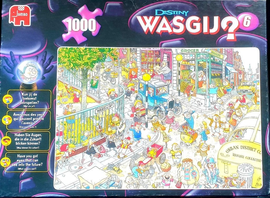 Jumbo Wasgij puzzel Destiny 6 1000 pc zgan, Ophalen of Verzenden, 500 t/m 1500 stukjes, Zo goed als nieuw, Legpuzzel
