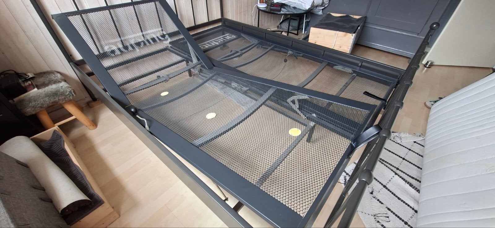 Tweepersoonsbed 160x200 met Auping spiraal, Gebruikt, Tweepersoons, Ophalen of Verzenden, 200 cm