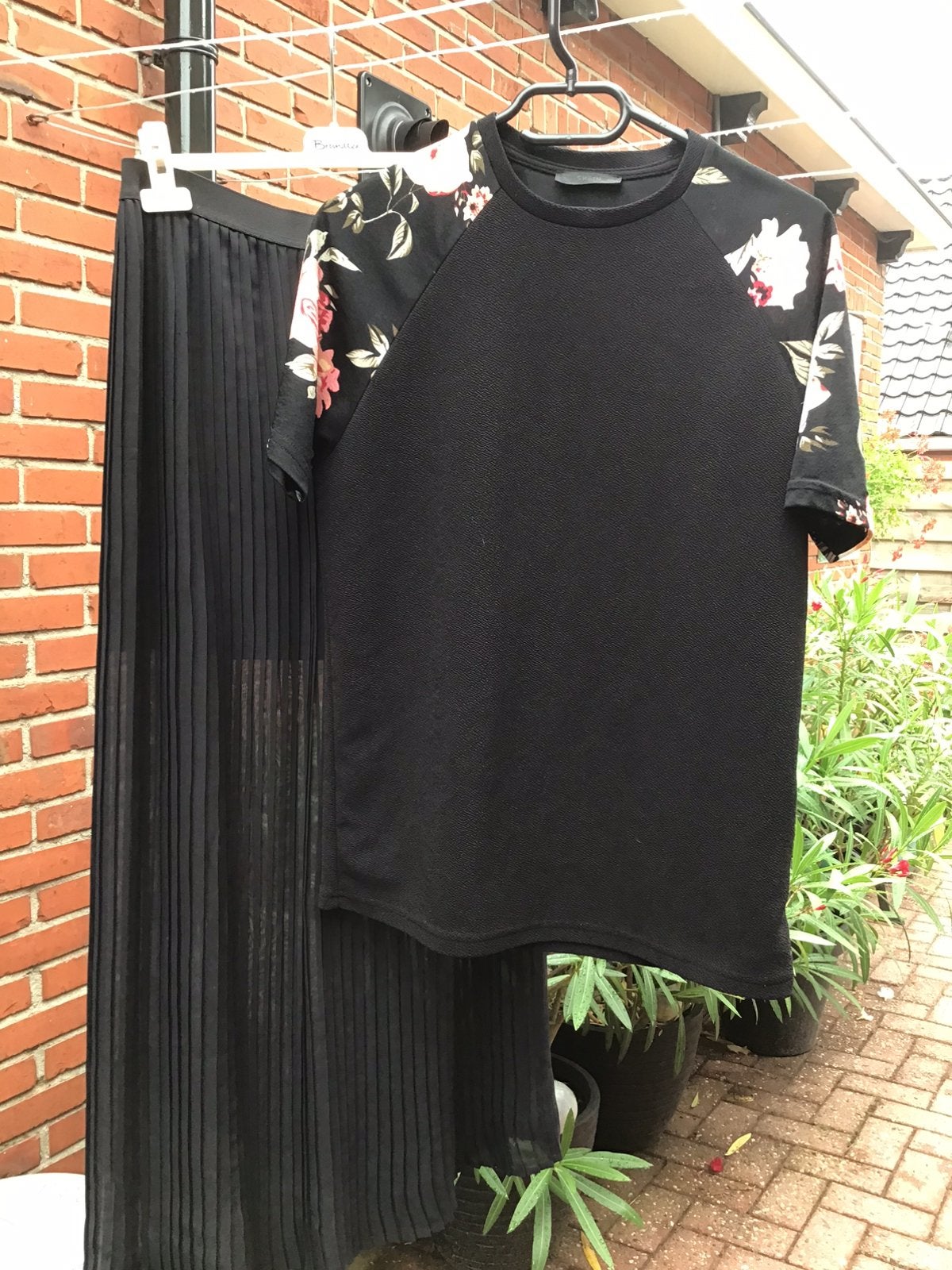 Zwarte plissé damesrok mt.38, Kleding | Dames, Maat 38/40 (M), Zwart, Ophalen of Verzenden, Zo goed als nieuw