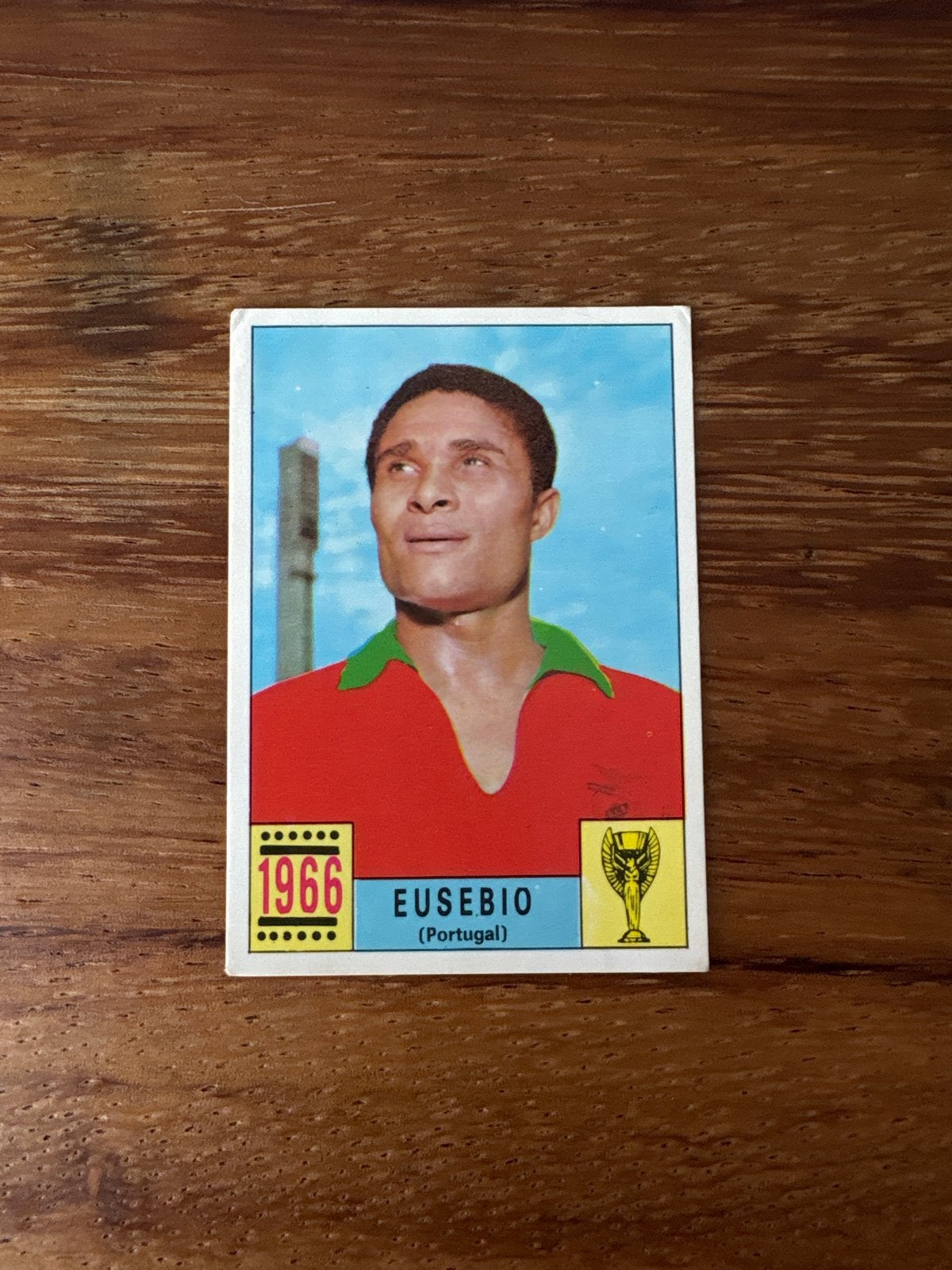 Eusebio Panini Voetbalplaatje Mexico 70, Ophalen of Verzenden, Zo goed als nieuw, Stickers en Plaatjes