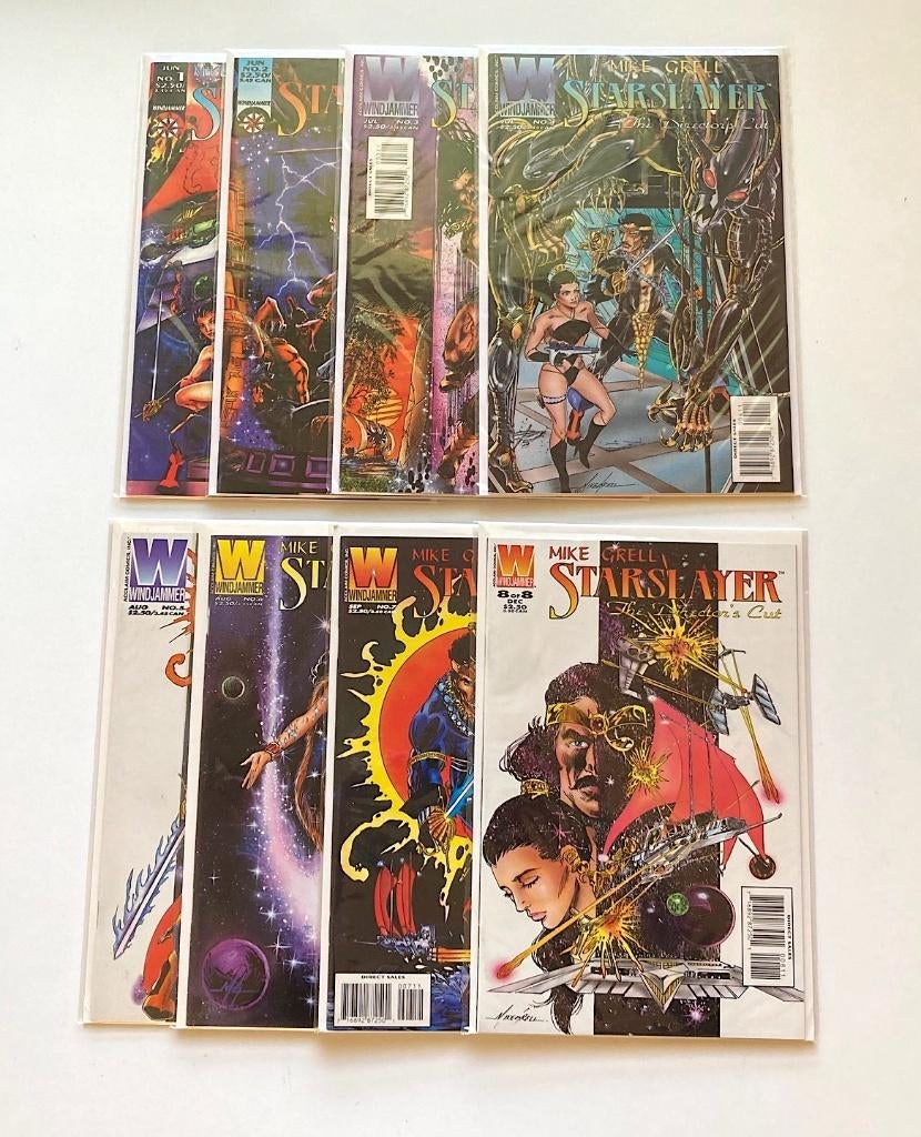 Starslayer Director's Cut #1-8 (Acclaim Comics) Mike Grell, Ophalen, Amerika, Complete serie of reeks, Nieuw