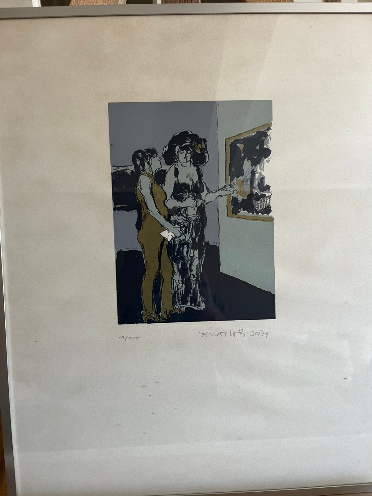 Kurt Löb “ galerie bezoeken “, Ophalen of Verzenden