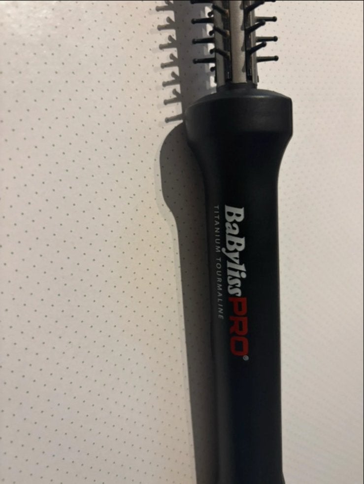 BaByliss PRO Titanium Tourmaline Krulborstel, Ophalen of Verzenden, Gebruikt, Krultang of Stijltang