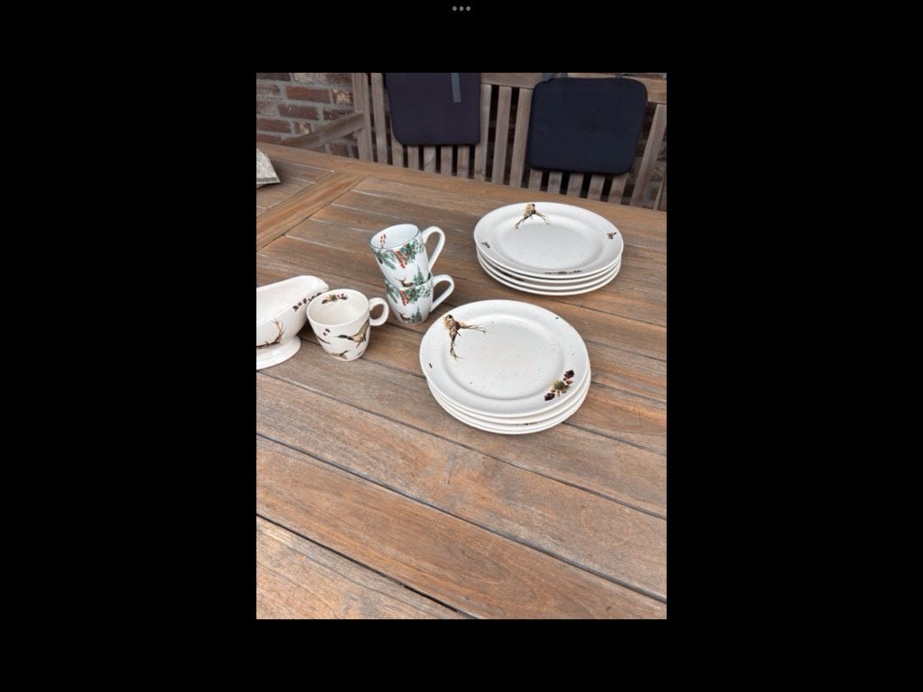 Servies, Huis en Inrichting, Keuken | Servies, Ophalen, Porselein, Overige stijlen, Bord(en)