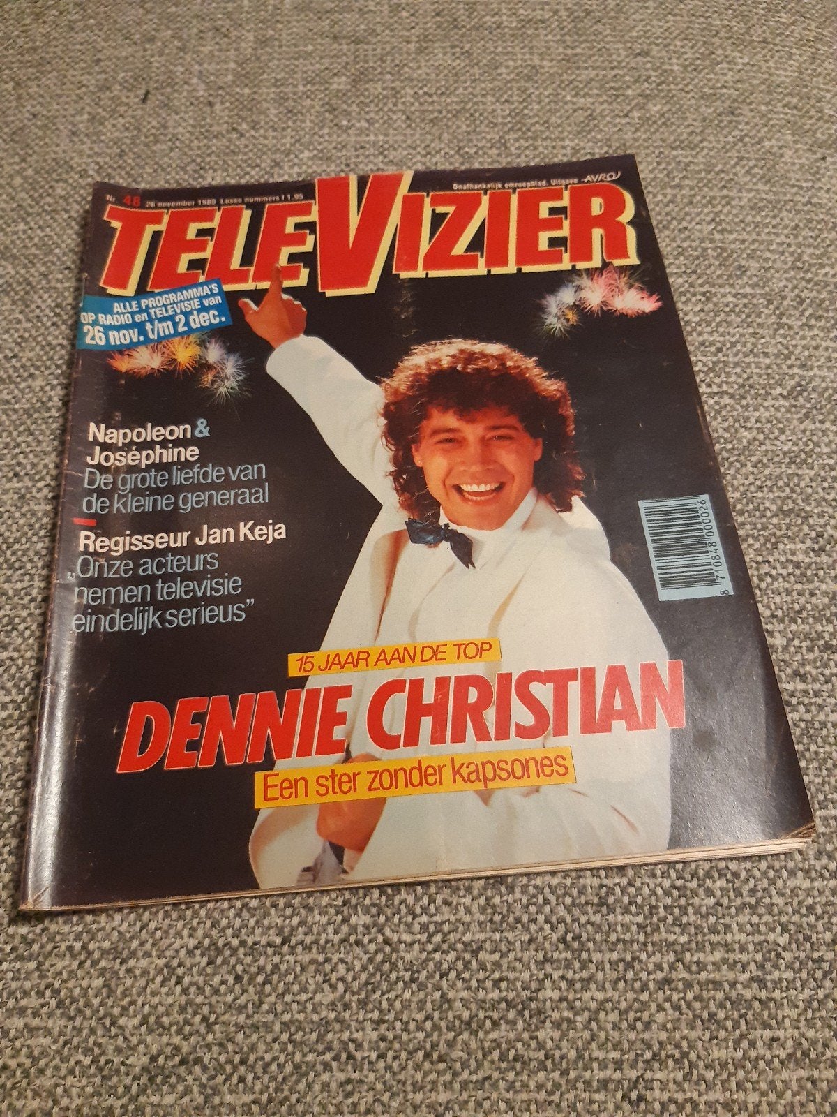 48.Televizier 1988. Dennie Christian. The Sting. Fabeltjeskr, Verzamelen, Verzenden, 1980 tot heden, Tijdschrift
