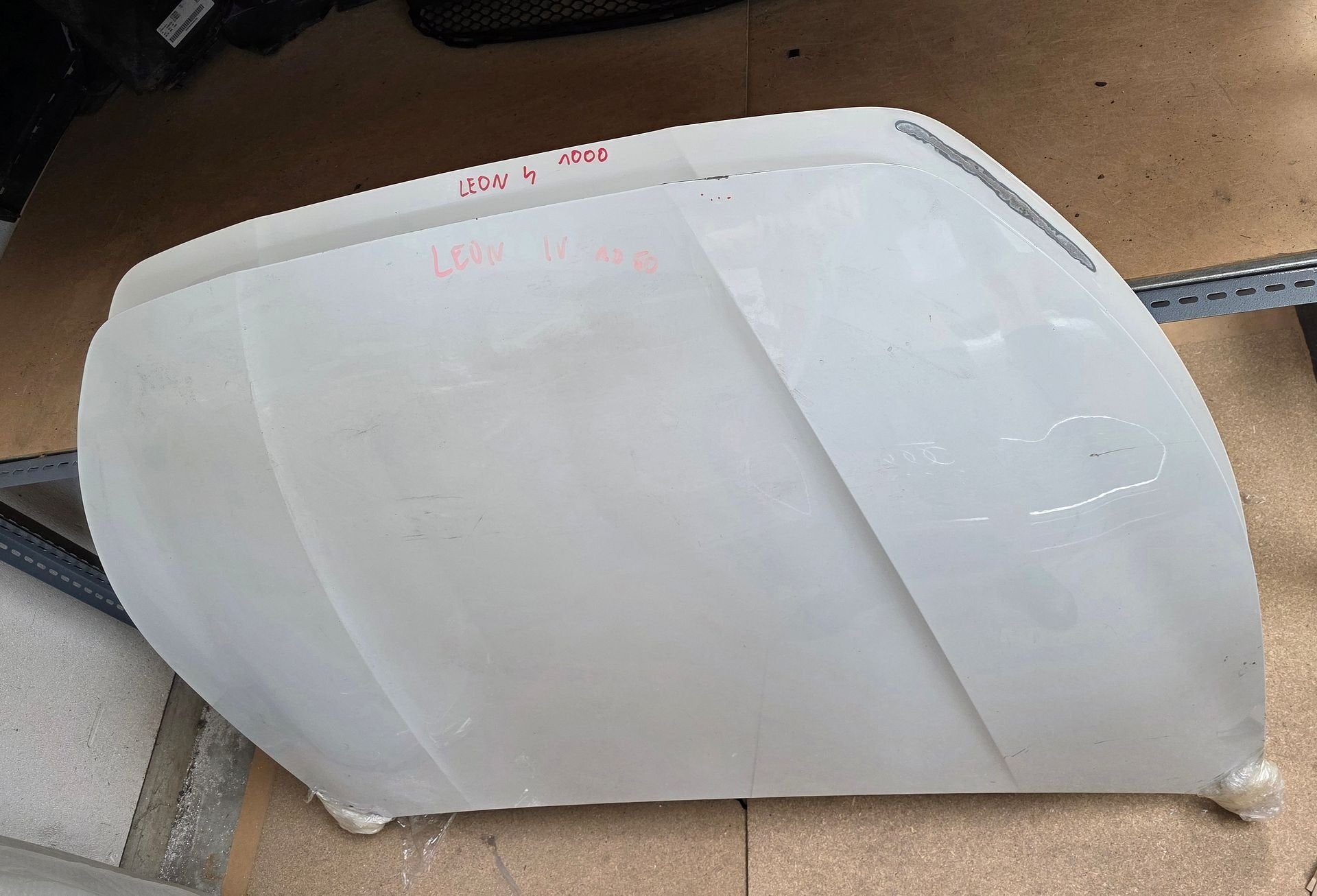 Motorkap Seat Leon 4 IV 5FA Origineel Motorkap Wit, Ophalen, Gebruikt, -, Voor