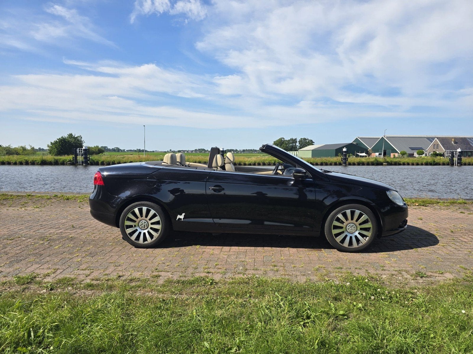 Volkswagen Eos 1.4 TSI 90KW 2008 Zwart, Voorwielaandrijving, 15 km/l, Beige, 4 cilinders